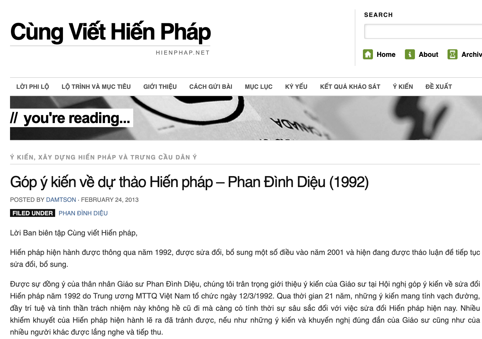 Cùng Viết Hiến Pháp